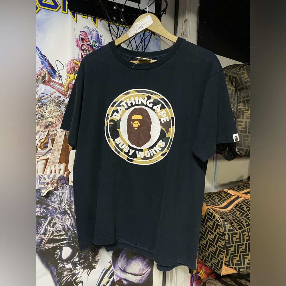 A bathing ape bape Busy Works tee size M